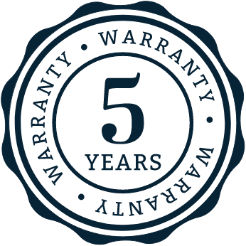 5 Years Warranty